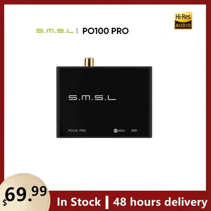 

SMSL PO100 PRO USB Digital Interface MQA Decoding XOMS XU316 DSD64 Optical Coaxial DSD512 I2S Output 32bit 768Khz for PS5 Switch