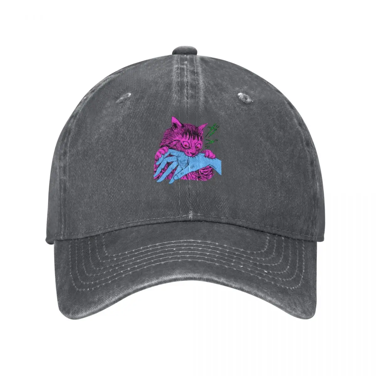 cat bite Baseball Cap Sunscreen Dropshipping Golf Cap Men's Hats Women's