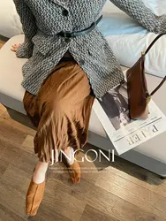 Pleated Long Skirt Women Clothing 2024 Y2K Woman Spring Fall Korean Style Vintage Elegant Ruffled Lolita New Luxury High Waist