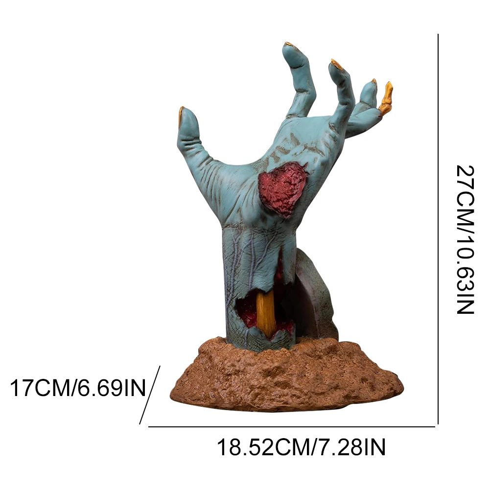 Zombie Hand Model Game Controller Houder Hars Gaming Koptelefoon Ondersteuning Stand Bureau Ruimtebesparend Display Rack voor PS4/Schakelaar/PS5