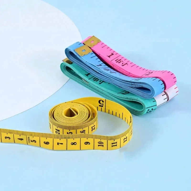 10Pcs Soft Sewing Ruler Sewing Measuring Tape Body Measuring Clothing Ruler Durable Tailor Tape Measure Sewing Kits 150cm
