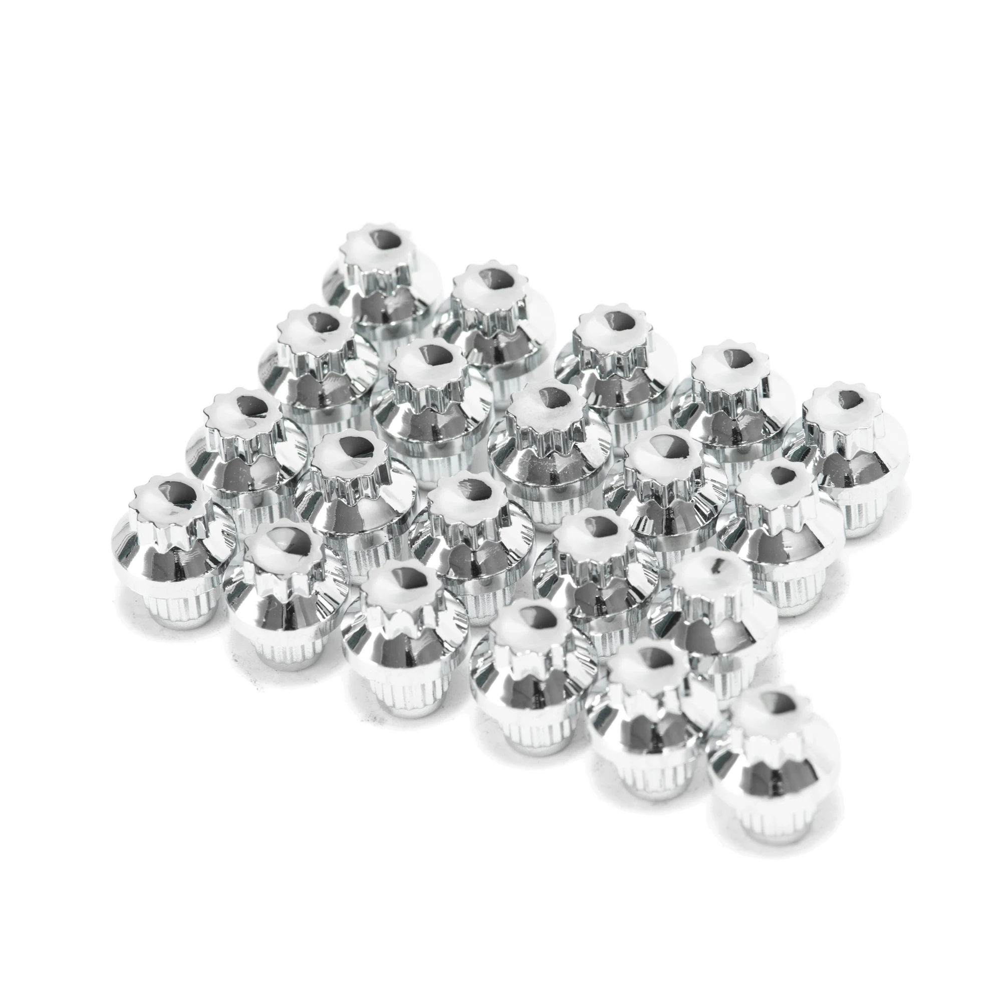 CFPerformance 25/100 Stück 7,5mm/0,3" Kappe Lippe Schraubbolzen Reifen Auto-Rad-Dekoration Nieten Räder Reifen Teile Außenzubehör – Detail 4