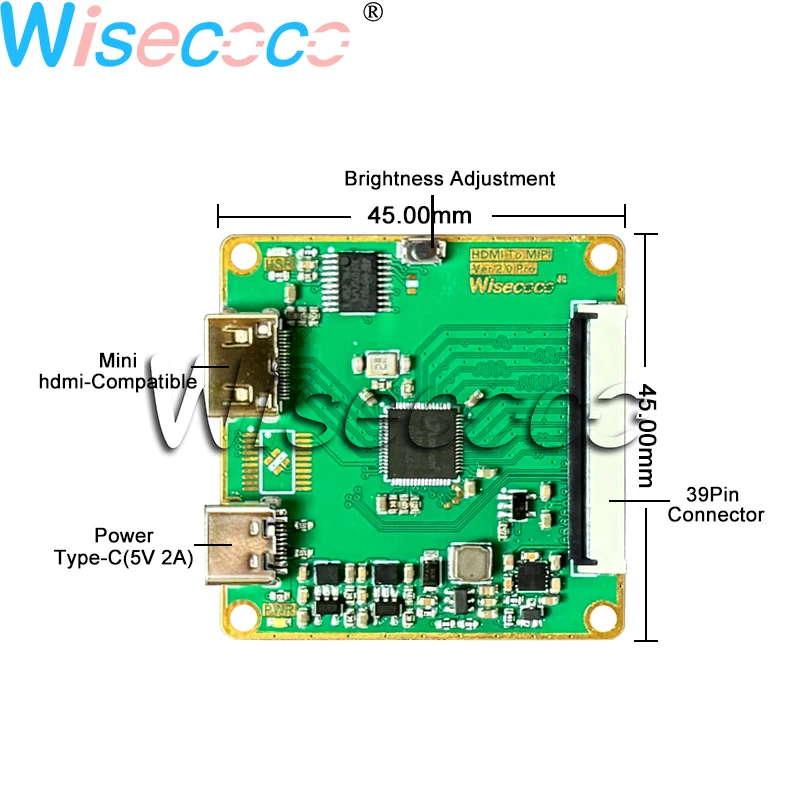 4 Inch 720*720 Round Display IPS Screen Circle Circular TFT LCD Module Panel LCM Type-C Driver Board For Raspberry Pi