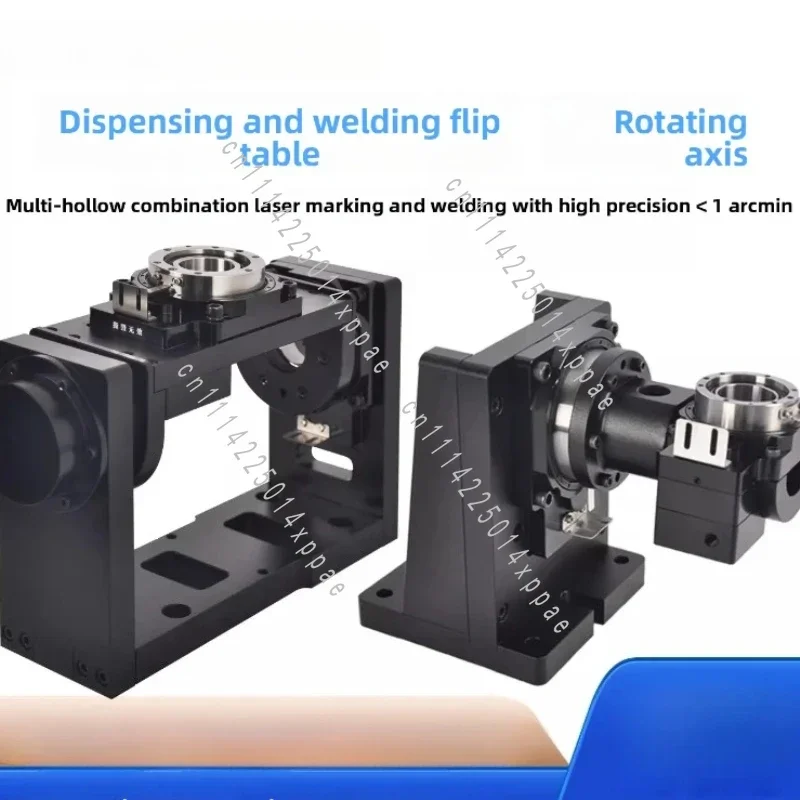 For Dispensing Welding Applications 5-axis Hollow Rotary Platform Servo Stepper High Precision Rotating Stage