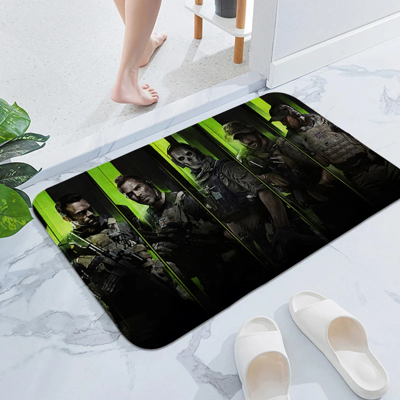 Kitchen Treadmill Rugs A-Call Of Dutys Front Door Mat Children's Bedroom Carpet Home Entrance Non Slip Carpet Bathmat Custom Rug