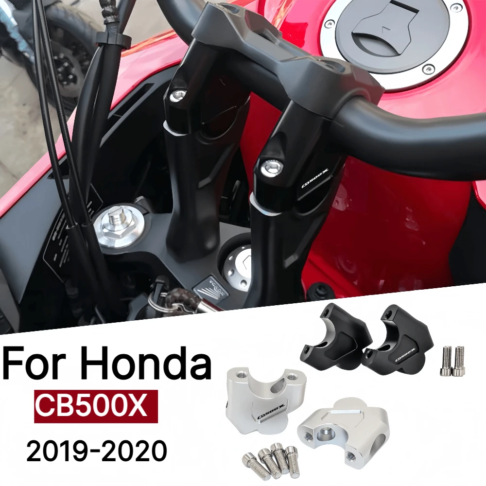 Handlebar Riser Drag For Honda CB500X CB 500 X 500X 2019 2020 Handle Bar Clamp Extend Adapter Motorcycle Accessories