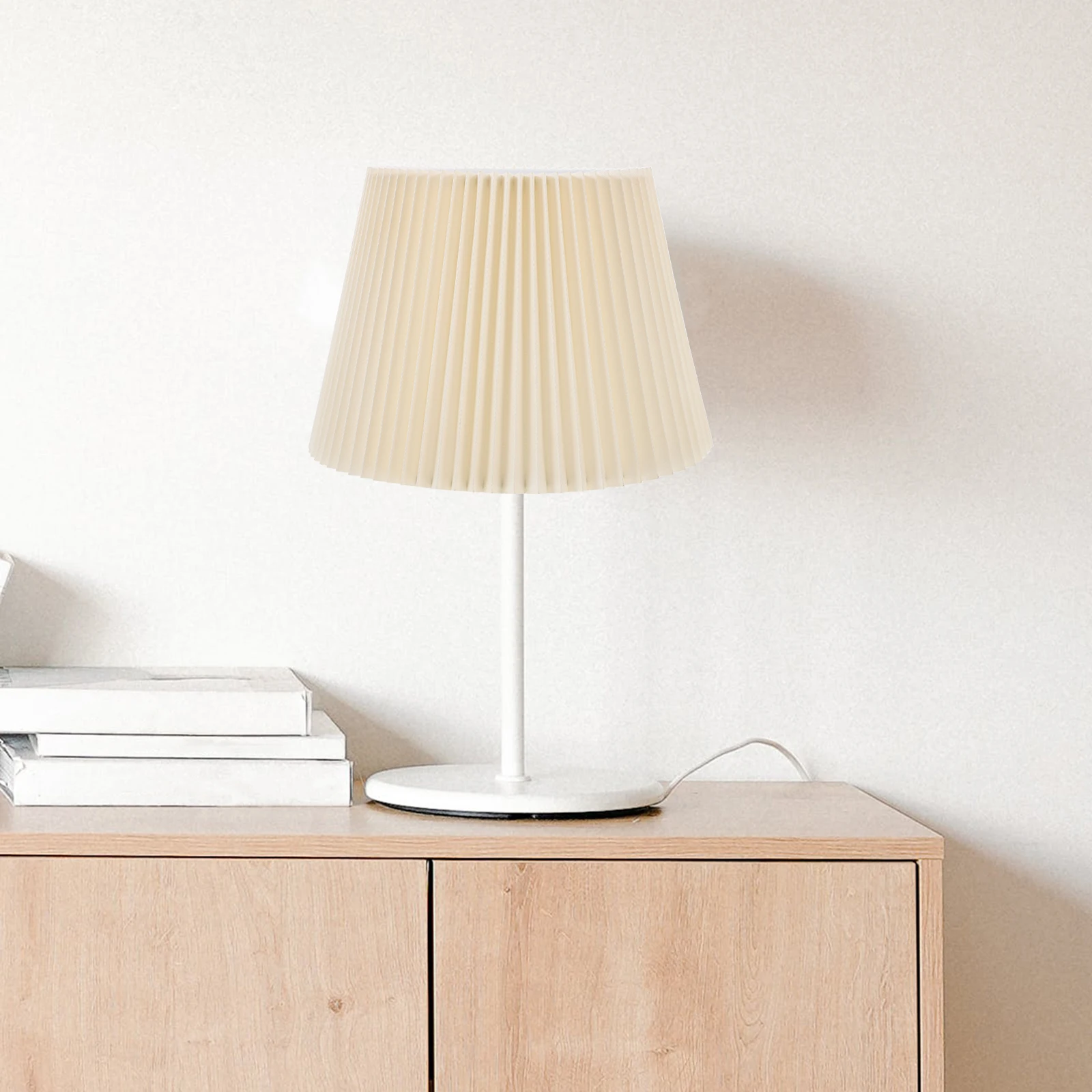 

Fabric Lampshade 160x230x160 Small Bedside Desk Lamp Cloth Light Shade Simple Bedroom Study Hotel Use Lighting