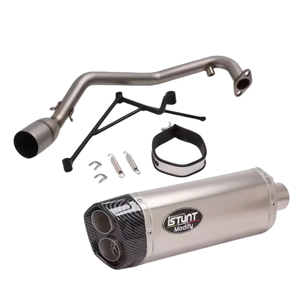 สําหรับท่อไอเสียรถจักรยานยนต์สําหรับ Sym Jet X 125 / 150 / 200 ดัดแปลงท่อไอเสียด้านหน้า