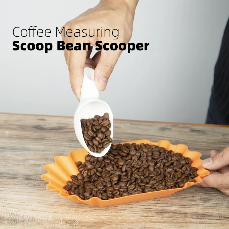 Ceramic Coffee Measuring Shovel Coffee Measure Scoop for Weighing and Filling Coffee Beans Coffee Grounds Barista Tools