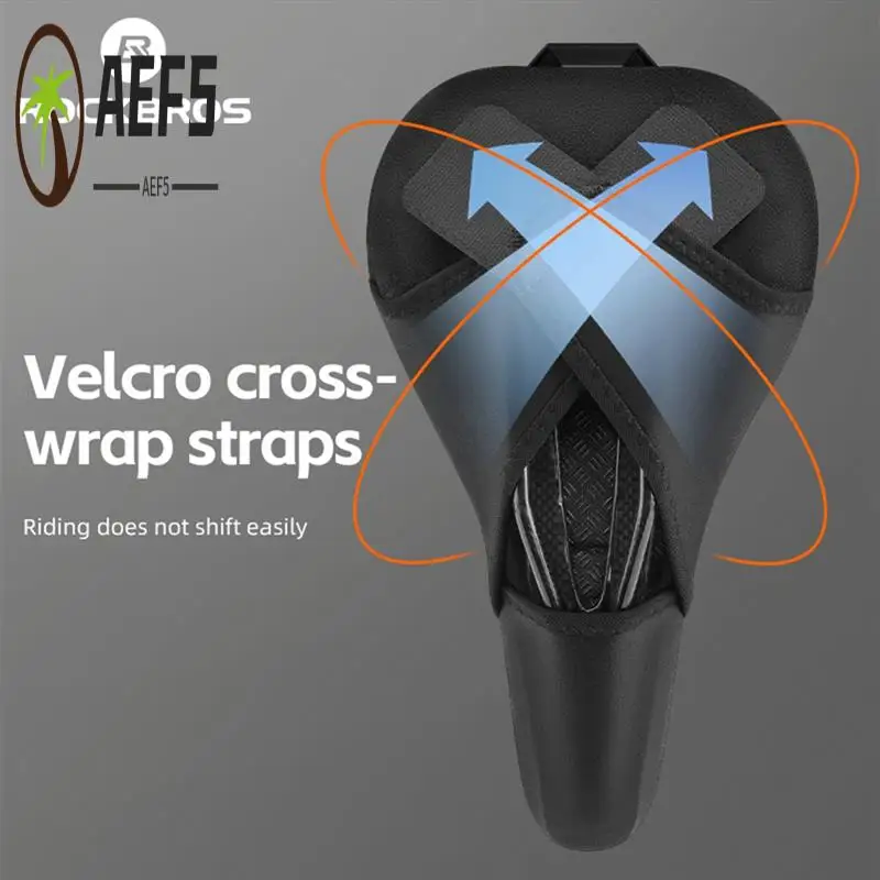 

AEF5-ROCKBROS велосипедный 3D чехол на седло MTB горный дышащий чехол для велосипедного сиденья утолщенный эластичный удобный седло Acce