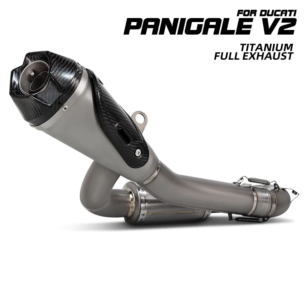 

Panigale V2 Exhaust Muffler For Ducati Streetfight V2 V2S 2020-2024 Motorcycle Escape Pipe Kit Slip on Line Tube with DB Killer