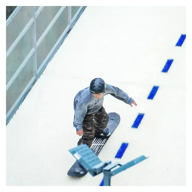 Dry Ski Plastic Snow Mat Ski Simulator Plastic Artificial Dry Ski Slope Mat
