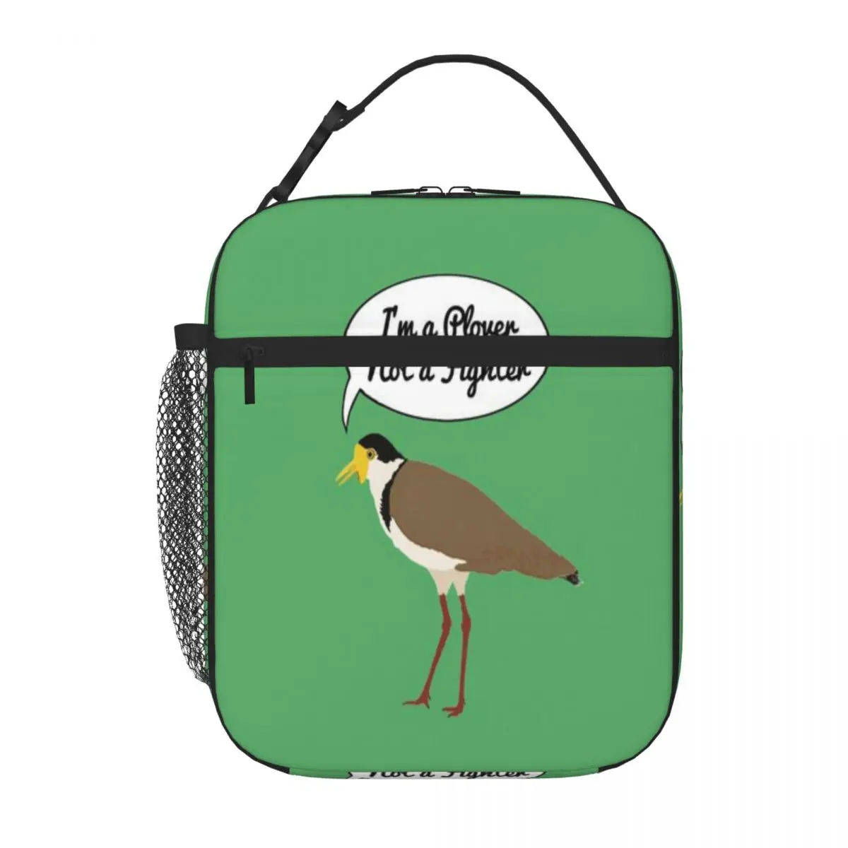 Bestselling I M A Plover Not A Fighter Compact Style Compact Lunch Bag Weekend Getaway Commuter Lunch Bag