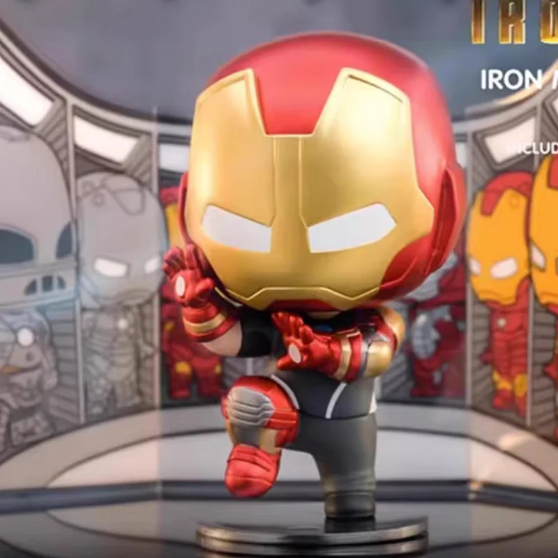 Vente chaude HotToys Iron Man Tony Stark boîte aveugle blindée faite à la main, poupée de Collection de films, cadeau Surprise de noël