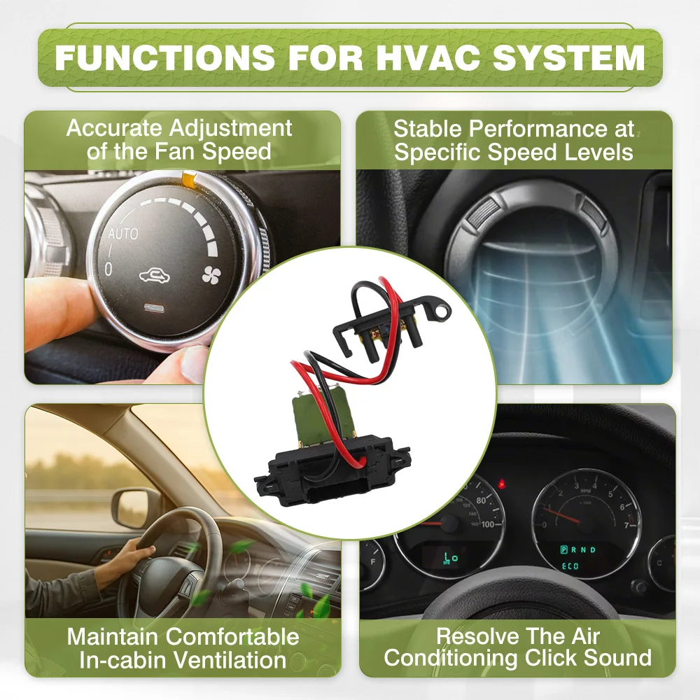 

Резистор двигателя вентилятора автомобиля, резистор 7701207716, 7701207717, 8200729298, 509536 для Renault Megane MK II 2002-2008