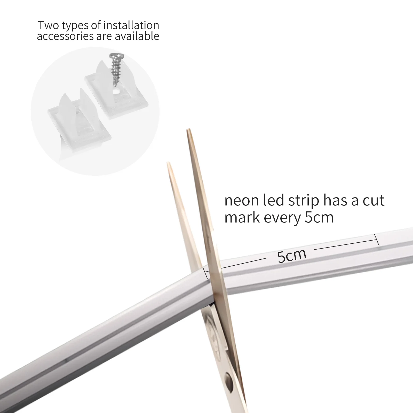 Neon LED Strip 8m 16m 24V 120leds/m LED Strip Dimmable 3000K 6500K Waterproof Flexible Silicone LED Strip For Outdoor Lights