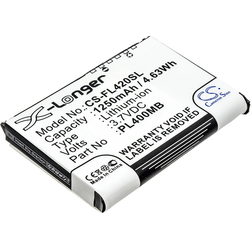 Cameron Sino 1250mAh Battery For Fujitsu Loox 400 410 420 N500 N520 N560 N560c C500 C550 N520c N560p N520p N560e