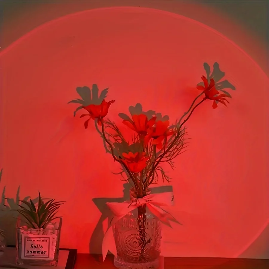 

USB-лампа-проектор «Закат» с RGB-подсветкой для гостиной и спальни, атмосферный ночник