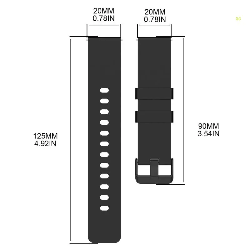 Correa sílice para AmazfitBip 3 2miniGTR 42mm para reloj inteligente, pulsera envío directo