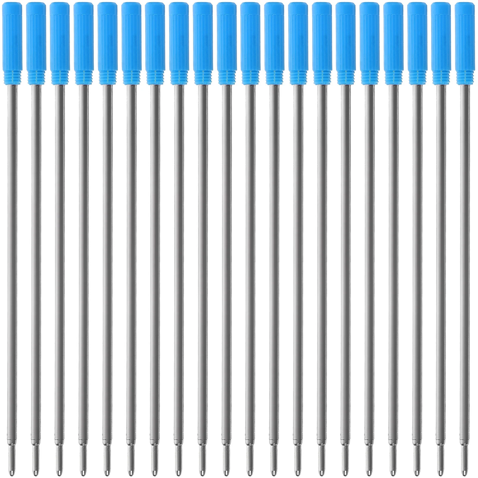 

20Pcs Non Scratch Ballpoint Pen Refills Safe Gel Pen Replacement Refills Students Ink Practical Students Stationery