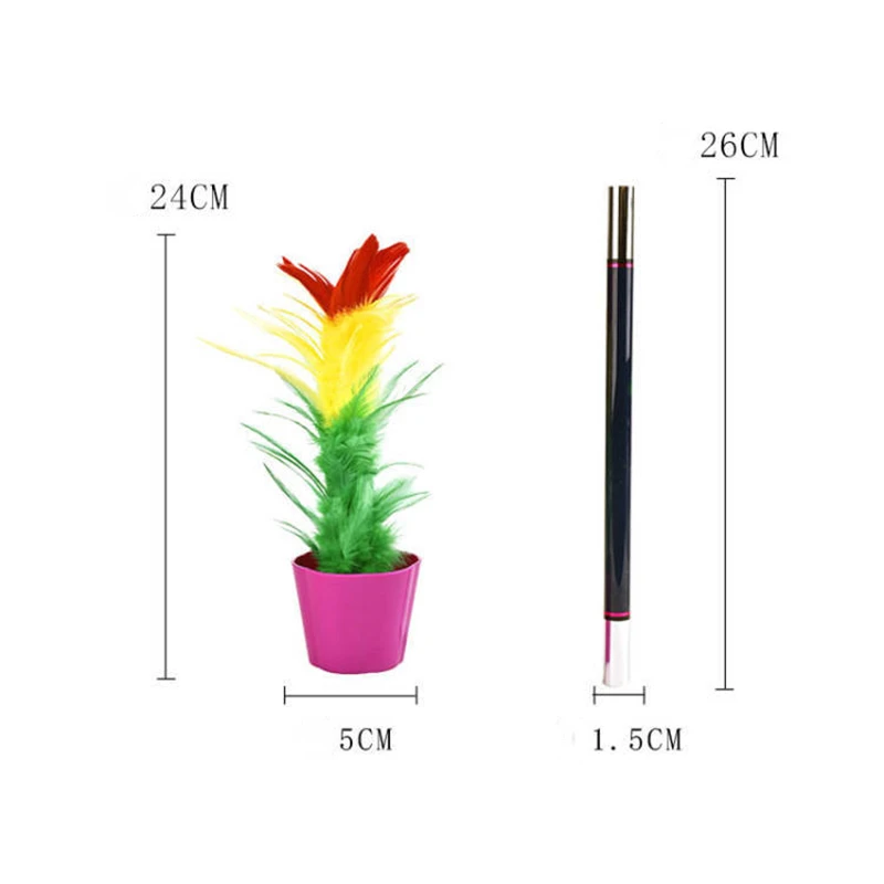 Luxury Magic Wand To Flower Magic Tricks Easy Magic Toys For Adults Kids Show Prop Funny Close Up Stage Magic Props drop ship