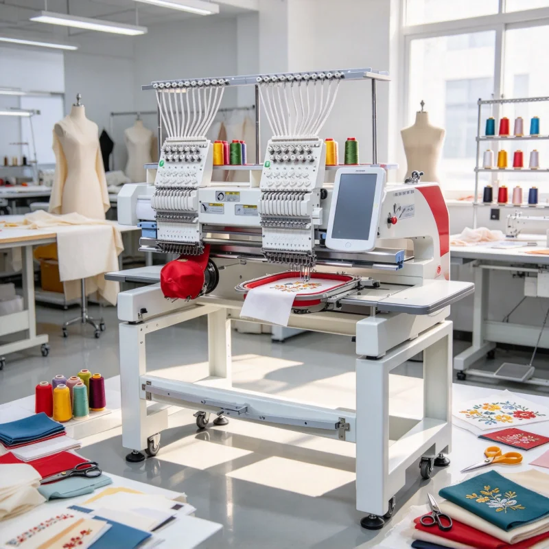 High Quality Single Head Computerized Embroidery Machine Automatic Cap Embroidery on Clothes New Condition Core Motor Component