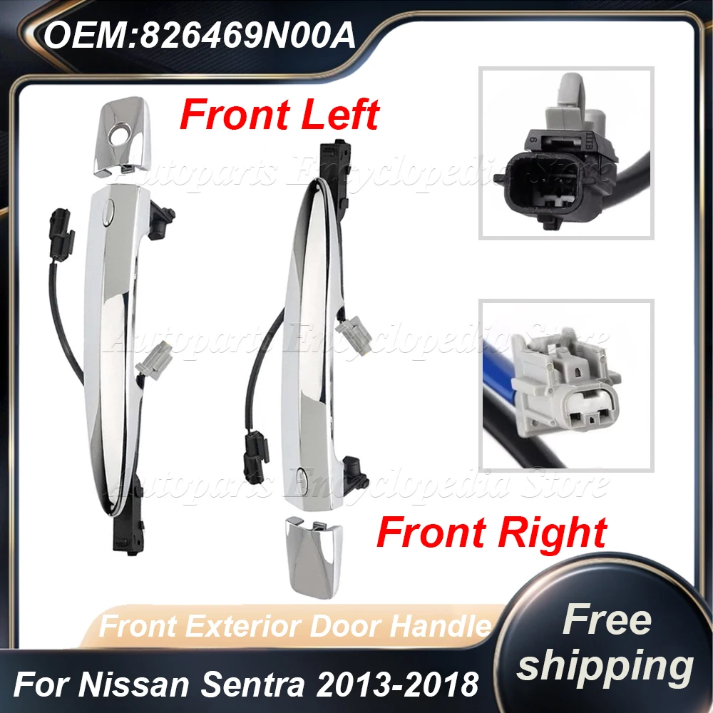 

Левая и правая передняя внешняя дверная ручка автомобиля для Nissan Sentra 2013-2018 806469N00A для Murano Maxima 2009-2014 826469N00A