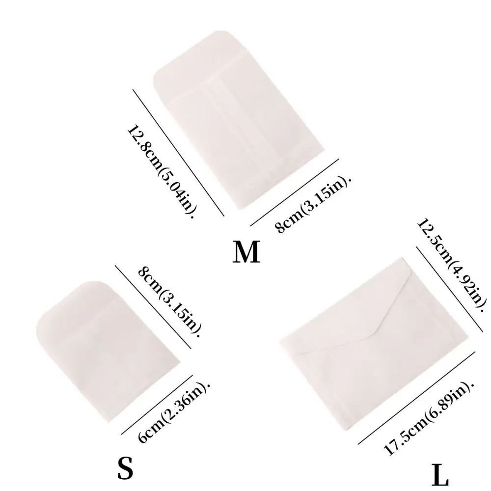 Envelope transparente fosco avançado semi-transparente saco de embalagem de cartão de convite de foto simples titular carta de convite