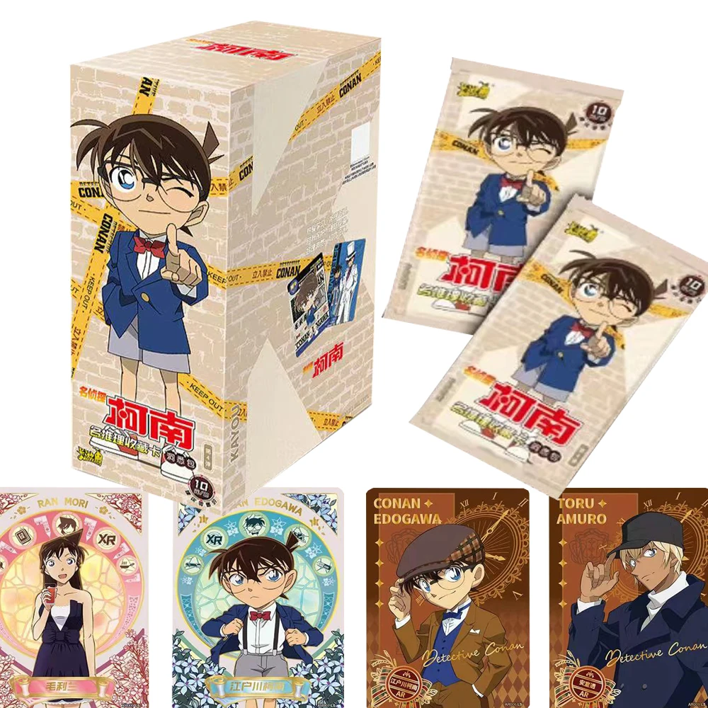 Detective Conan Collection Card Inference Love Anime Popular Characters Kudo Shinichi Maori Lan Rare XR Cards Fan Birthday Gift