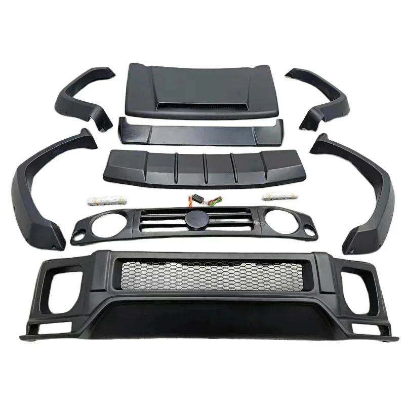 Resin Primer Front Bumper Rear Bumper Wheel Arch Rear Spoiler for  Gimny Body Kit
