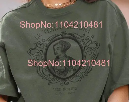 Anne Boleyn T Shirt Light Academia Clothing Memento Mori Dark Gothic Clothes Momento Renaissance Witchy