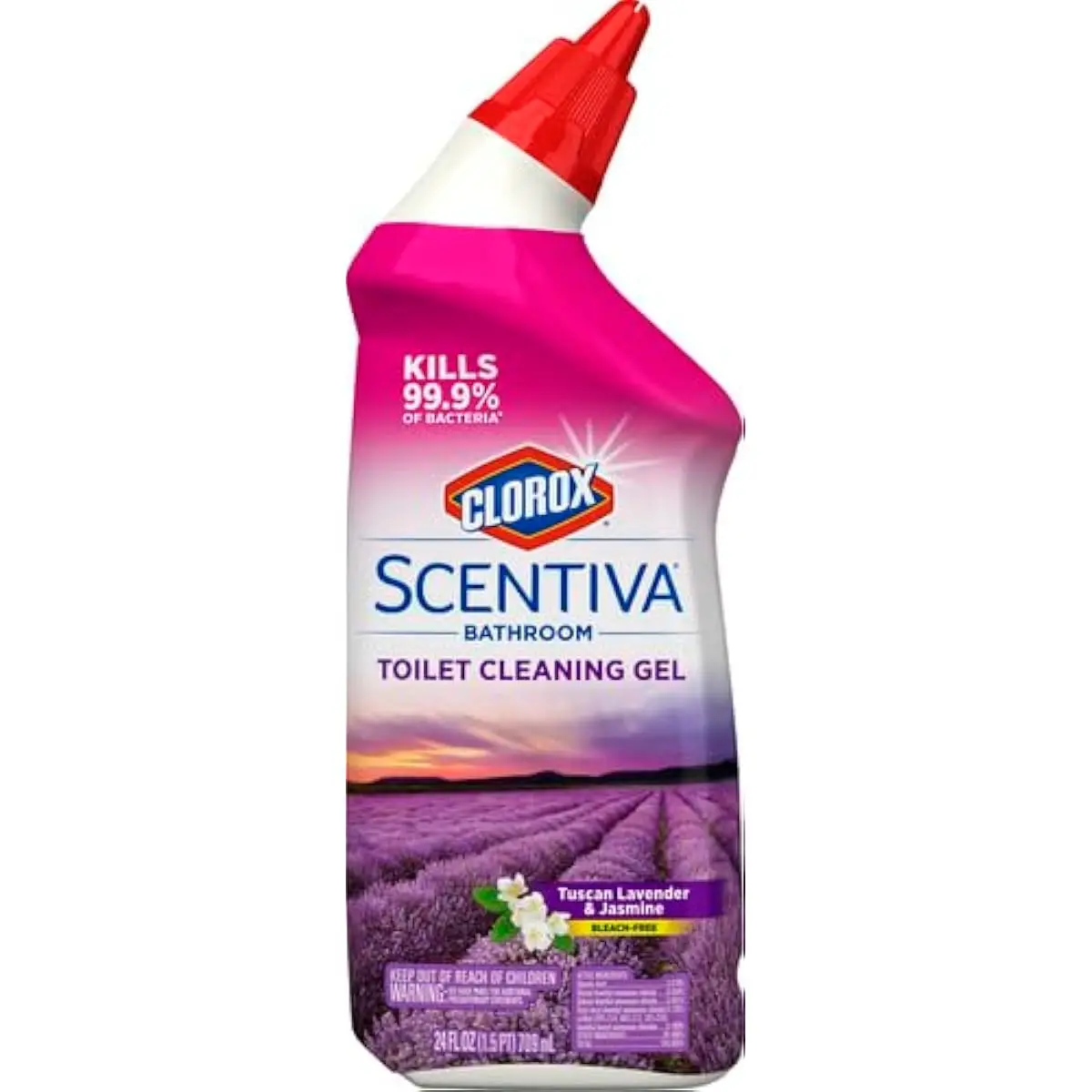 Scentiva Bathroom Toilet Cleaning Gel, Lavender and Jasmine, 24 Fluid Ounces (Pack of 2)