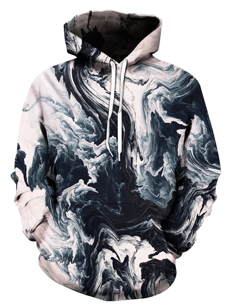 Autumn Colorful Smudging 3D Print Hoodies Men Women Fashion Casual Sweatshirts Oversized Hoodie Pullovers Tracksuit Clothing