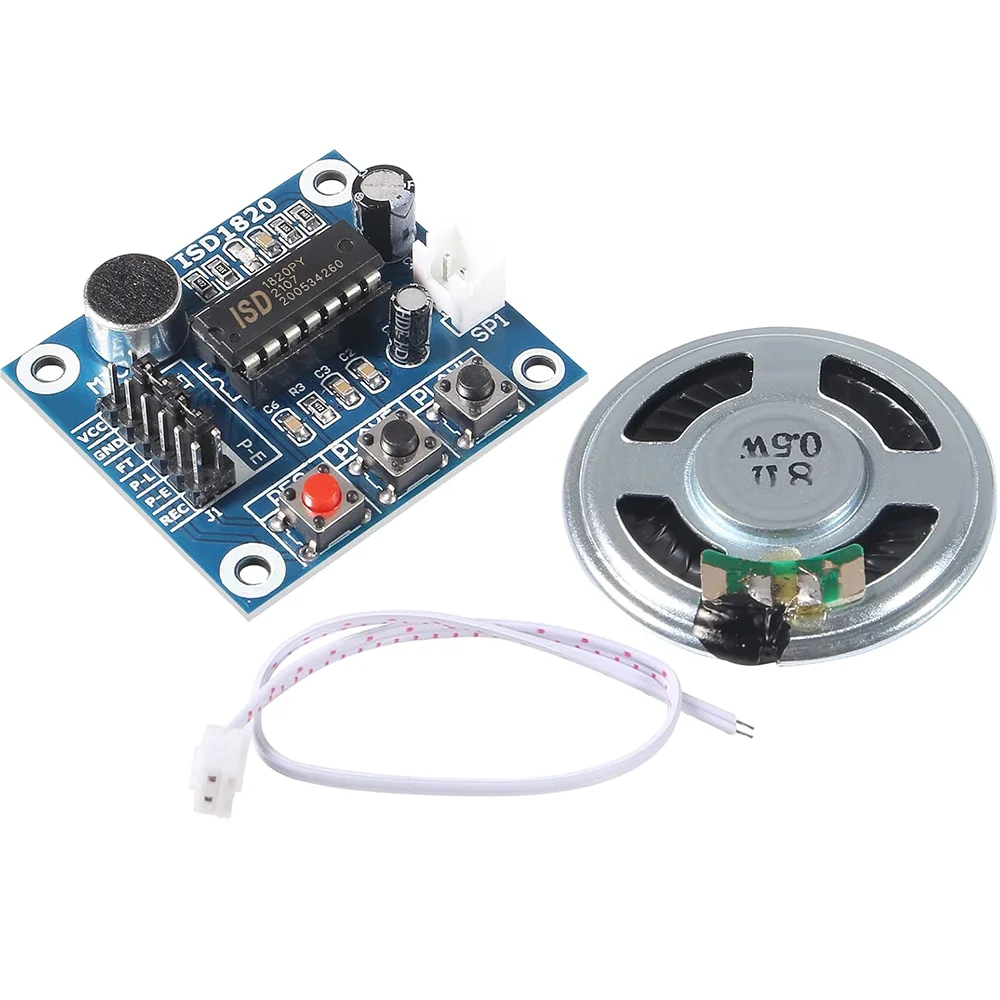 Aokin ISD1820 Voice Recording Recorder Module With Mic Sound Audio Loudspeaker