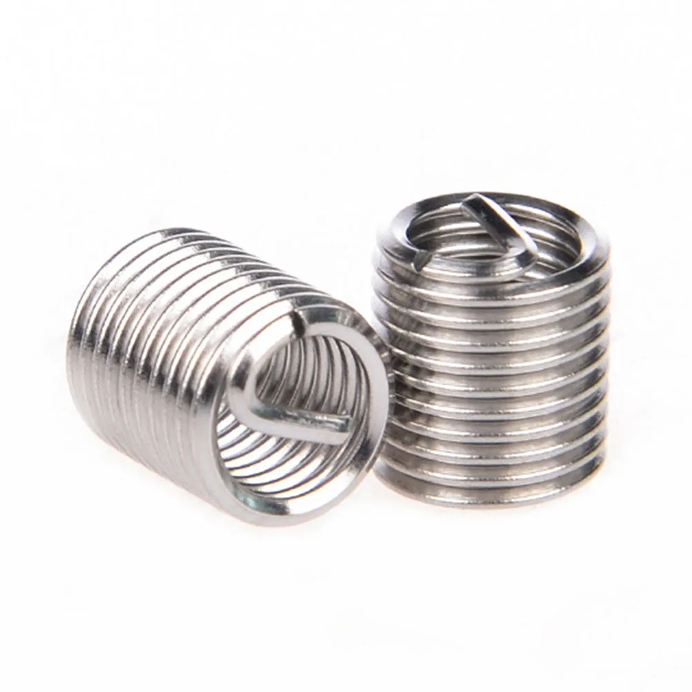

60Pcs Stainless Steel Wire Thread Insert Kit M3 Compatible for Damaged Thread Repair Engine Applications Helicoil Repair Tool
