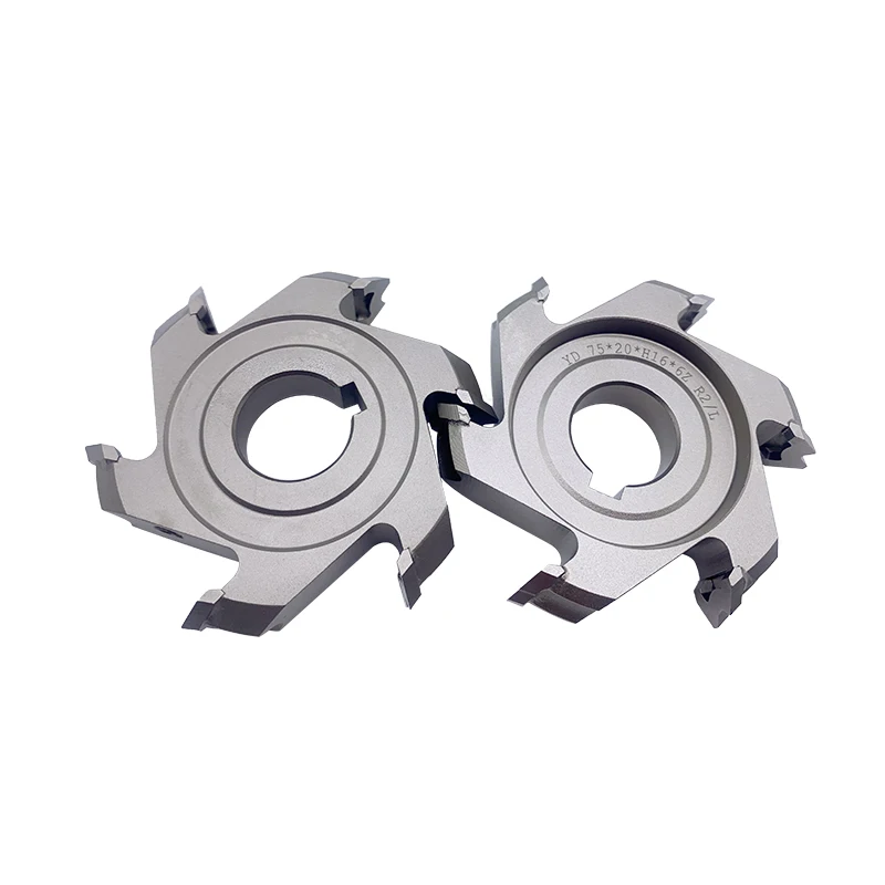 1 Pair (L+R) Fine Trimming Cutter for NANXING Edge Banding Machine 75*16/20*16*4Z/6Z  R1.5/2/3