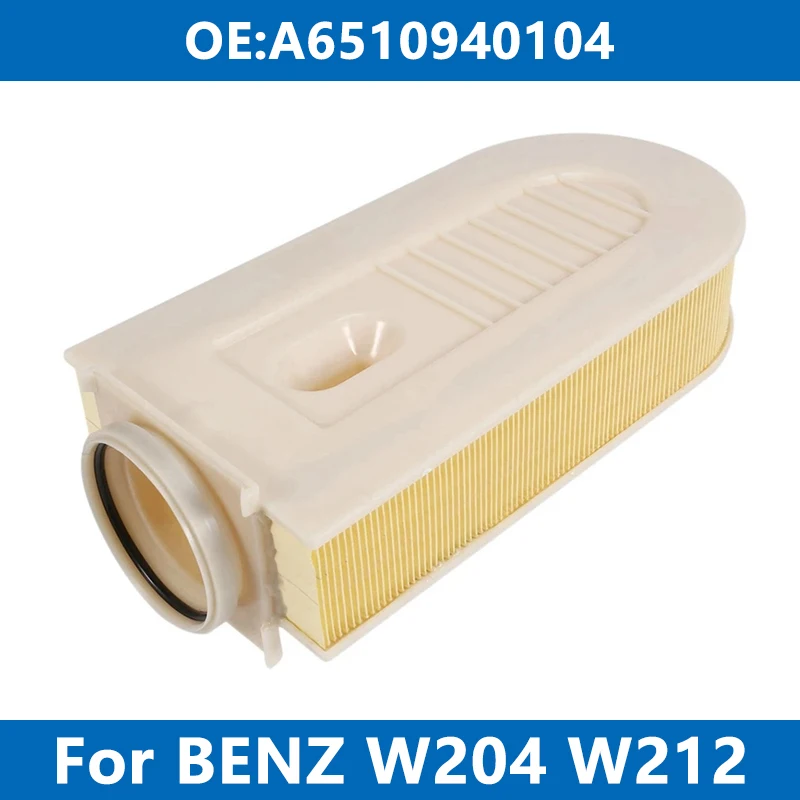 

Car Air Filter A6510940104 For Mercedes Benz W204 W212 C220 C250 E200 E220 E250 S250 S300 CLS GLE GLK ML OM651 Engine 2008-2017