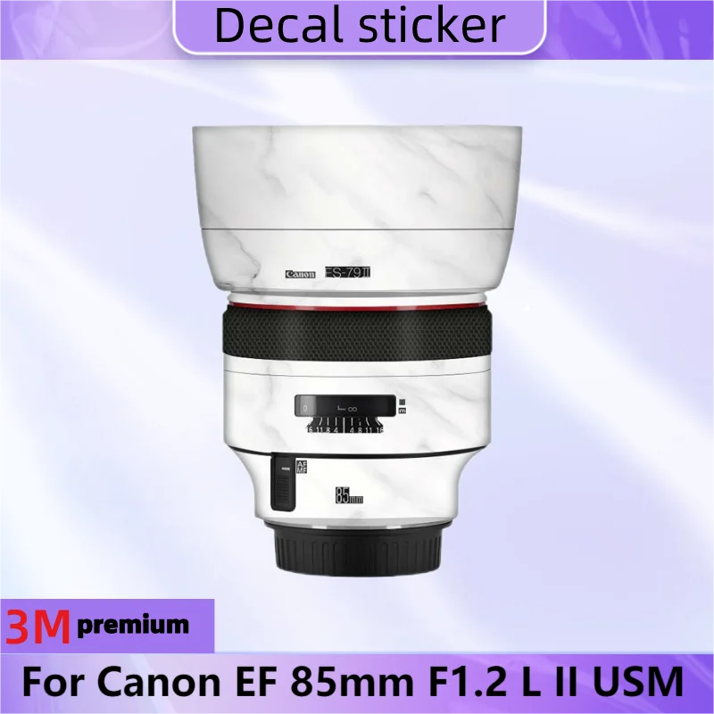 

For Canon EF 85mm F1.2 L II USM Lens Sticker Protective Skin Decal Film Anti-Scratch Protector Coat EF85 F1.2L II EF85/1.2L II