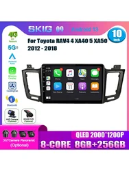 8Core 5G WIFI Car Radio Multimedia For Toyota RAV4 RAV 4 XA40 5 XA50 2012-2018 Android 14 Radio Carplay GPS Screen Console