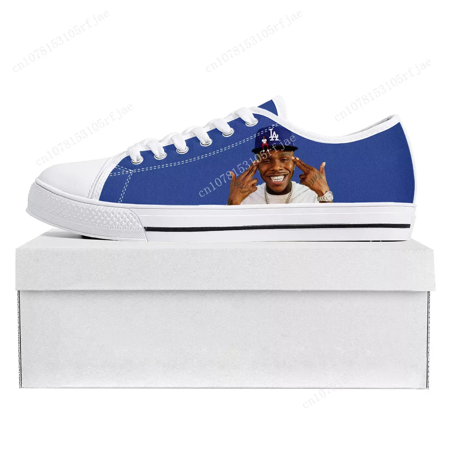 DaBaby Rapper Music Pop Low Top High Quality Sneakers Mens Womens Teenager Canvas Sneaker  Prode Casual Couple Shoes Custom Shoe