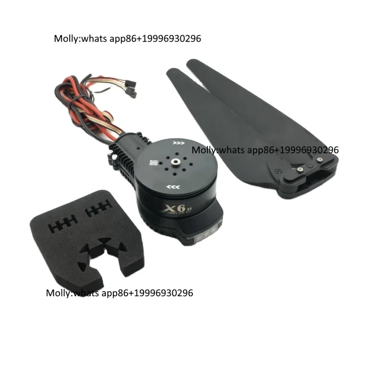 Hobbywing X6 Agricultural Drone Power System Combo with ESC Propeller 30mm Tube Adapter Nylon Motor Mount for Farm UAV Motor