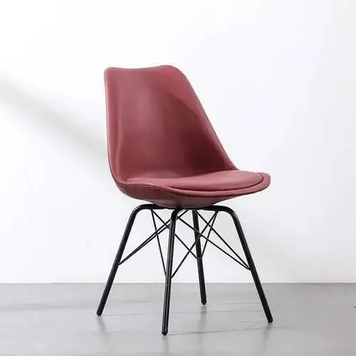 Juego de sillas y comedor Para juegos, silla de comedor de cuero de lujo nórdica, Muebles de comedor modernos Para El Hogar, silla plegable