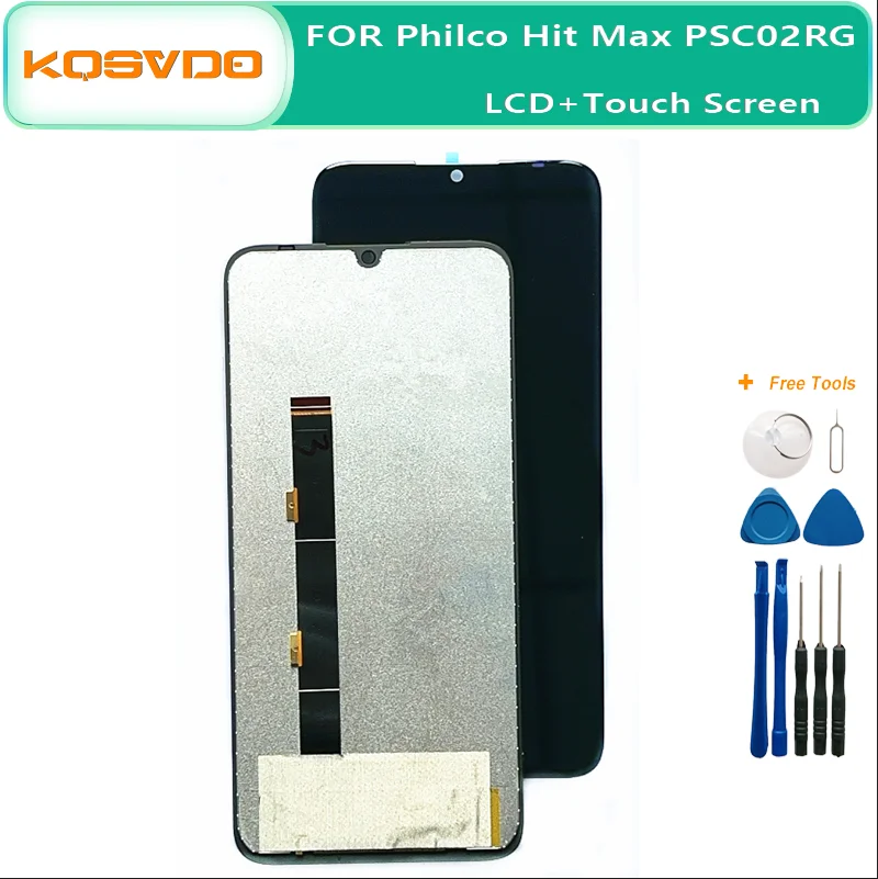 

New Original For Philco Hit Max PSC 02 RG LCD Screen Phone Replacement LCD Display Touch Screen Digitizer Assembly 100% Tested