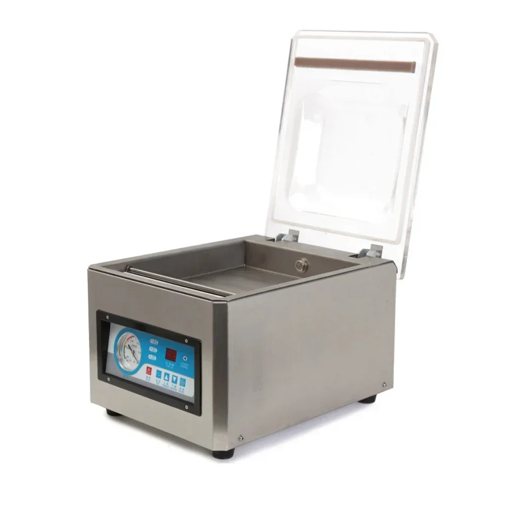 DZ-260 Desktop Vacuum Sealer Machine for Industrial Fruit Meat Food - Keeps Dry And Wet Foods Fresh Packaging Sealing Machine