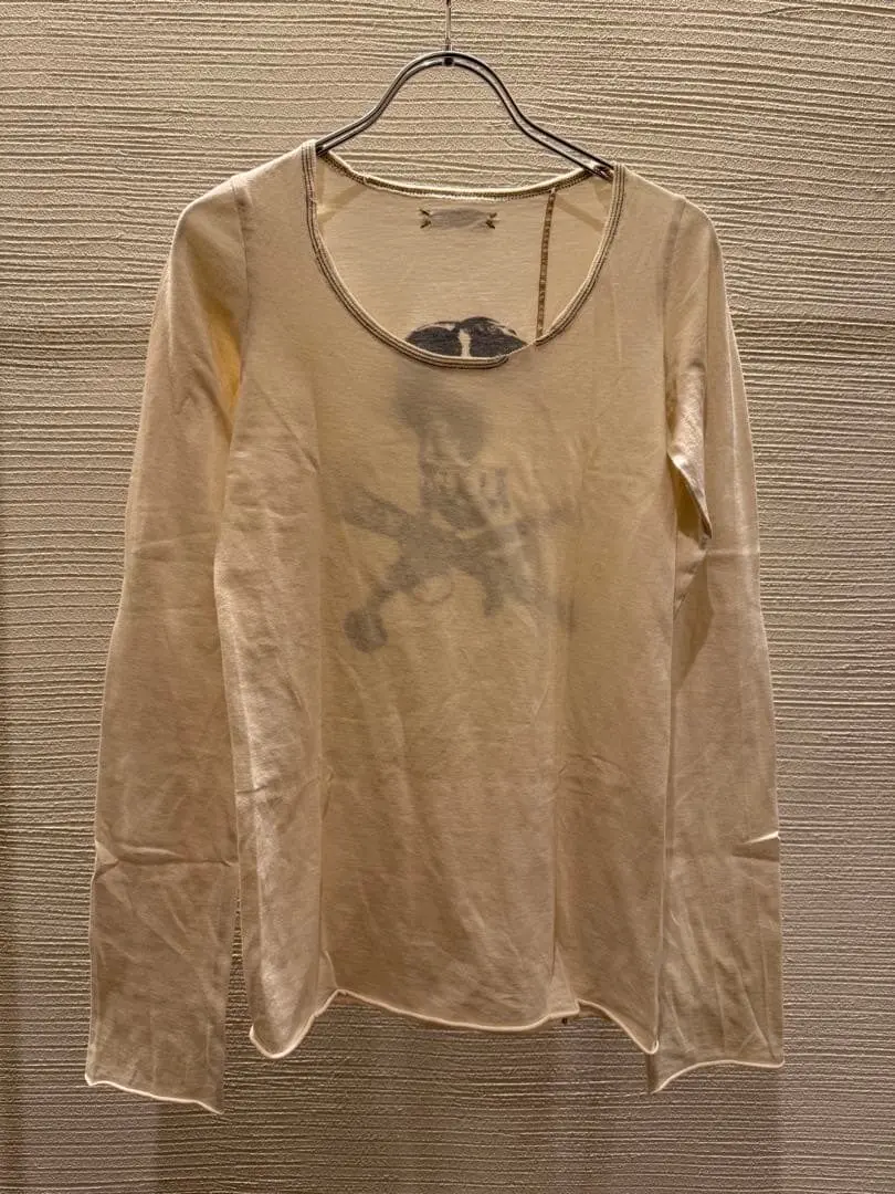 BLACK JOKER if6was9 00s archive sleeve Skull Visual style long-sleeve T-shirt tops