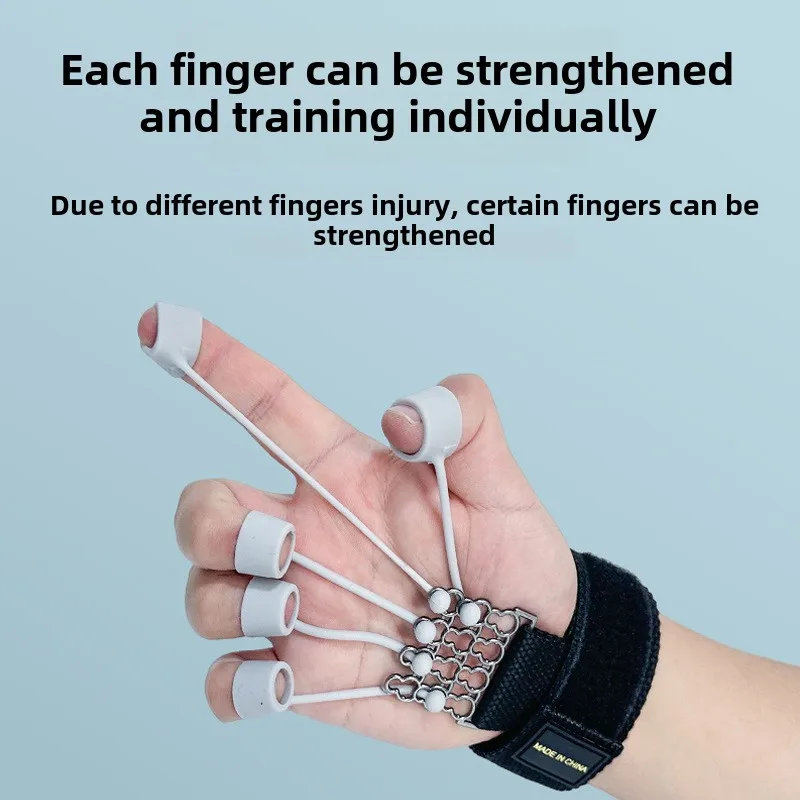 

Hand and Finger Exercise Kit - 4 Sets of Finger Sleeves and Wrist Supports for Flexibility and Strength