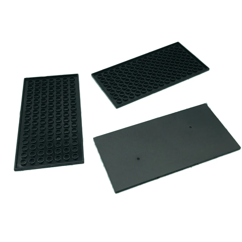 2 قطعة/الوحدة MOC البلاط 48288 بلاط 8x16 مع الأنابيب السفلية على الحواف متوافق 90498 4974 أجزاء اللبنات 4221750 4603646