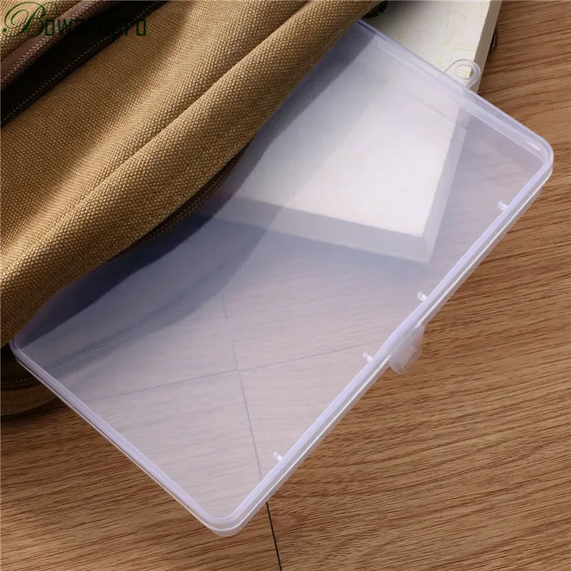 New Makeup Storage Box Jewelry Container Small Clear Plastic Box Case for Mobile Phone Multi-function Tool Beads 17.2 X9.8x2.1cm