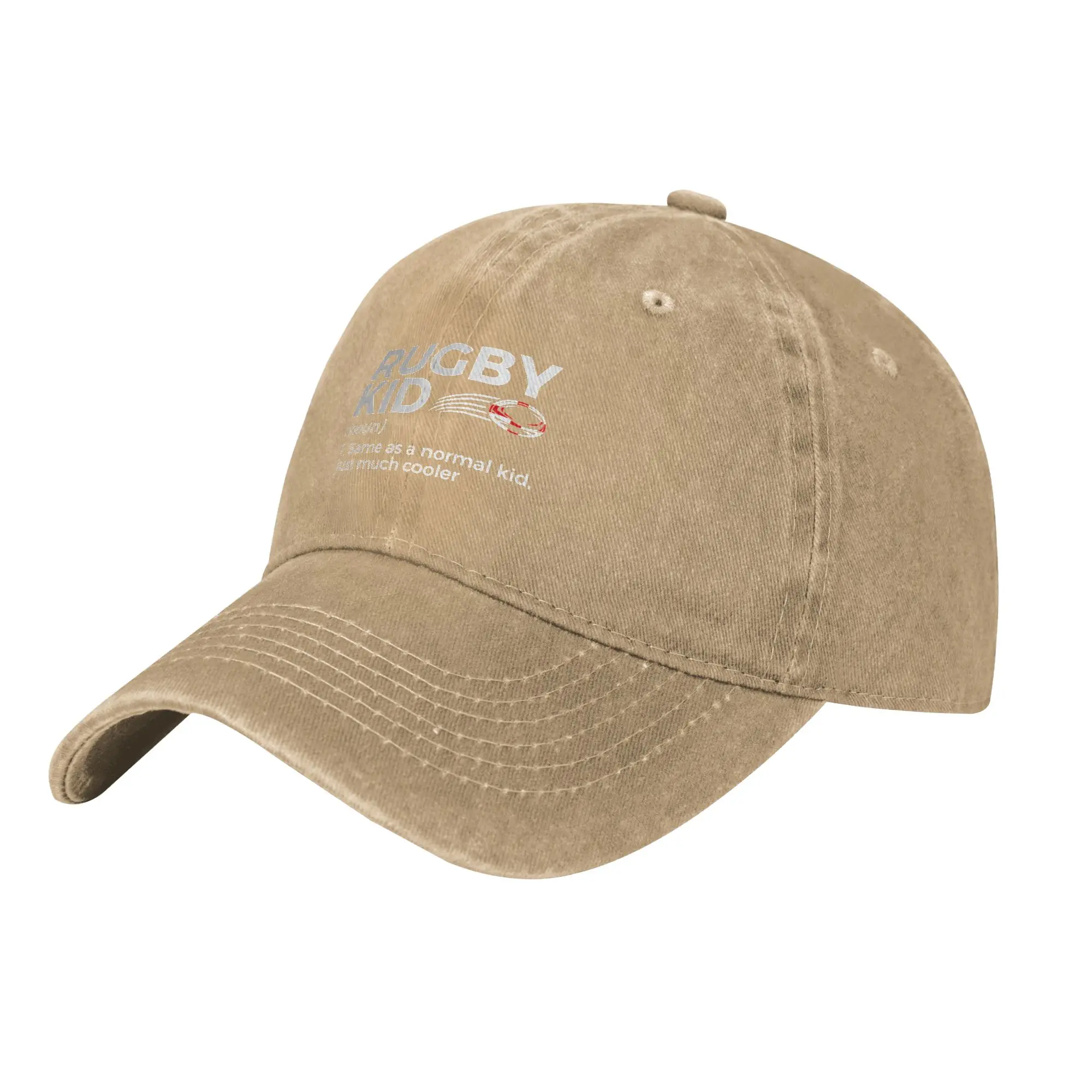 Fashion Rugby Kid Definition England Flag Funny Rugby Player baseball cap  Sweat-Absorbing Band Sports Visors
