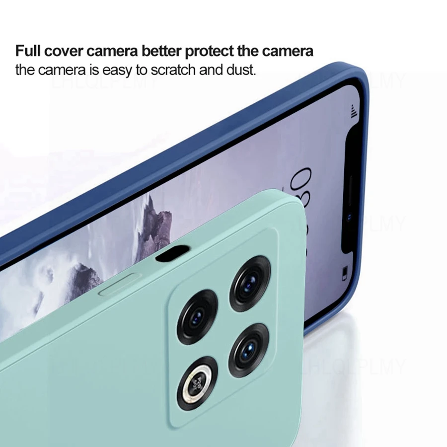 حافظة ناعمة من السيليكون السائل المربع لهاتف Oneplus 9R 8T 8 9 10 Pro 10R 10T 9RT 11 12 12R 13 13R Ace Nord 3 CE 5 2 4 Lite 5G 2T